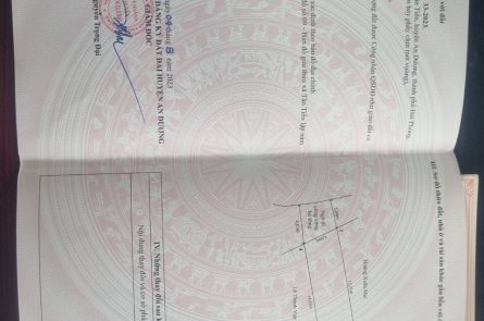 BÁN ĐẤT TẠI TÂN TIẾN, AN DƯƠNG