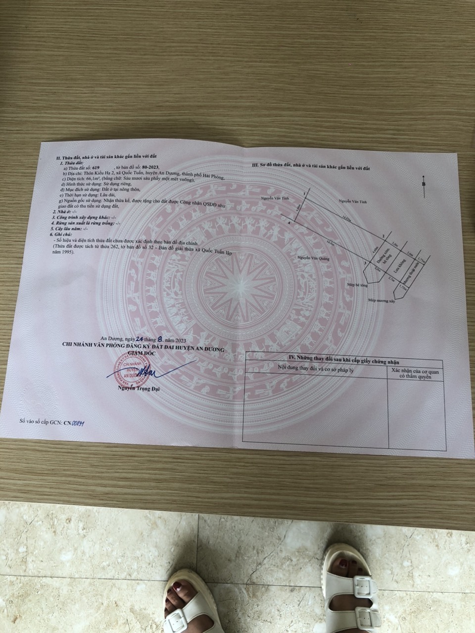 BÁN ĐẤT QUỐC TUẤN, AN DƯƠNG