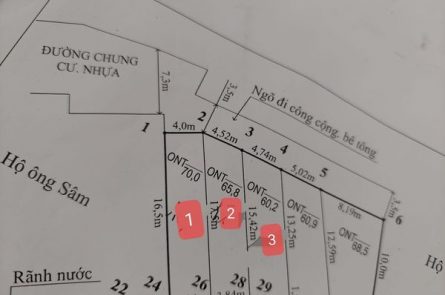 BÁN 3 LÔ ĐẤT TẠI LƯƠNG QUÁN - NAM SƠN