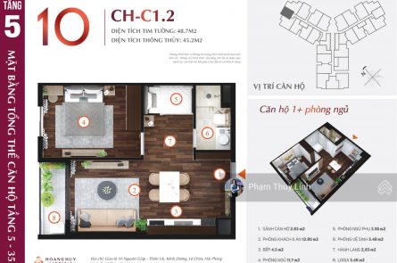 CẦN BÁN GẤP CĂN 1,5 TẠI HOÀNG HUY COMMERCE