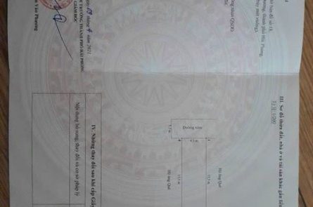 BÁN LÔ 69,7M2 TẠI ĐÀO YÊU - HỒNG THÁI