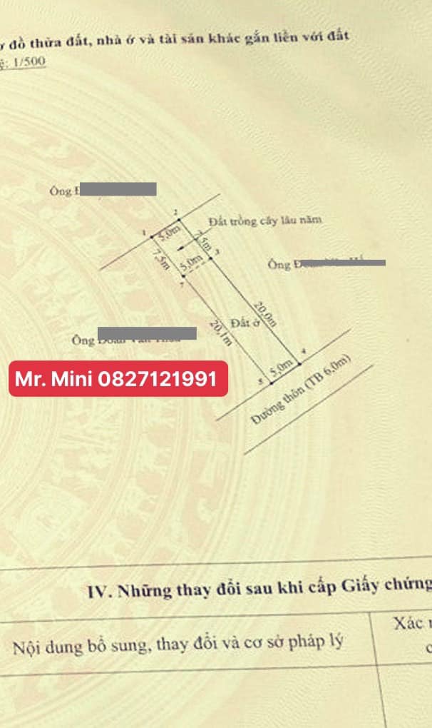BÁN LÔ ĐẤT ĐẸP  TẠI – HÙNG THẮNG – TIÊN LÃNG