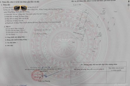 BÁN NHÀ 4 TẦNG KHU PHÂN LÔ ĐƯỜNG 10M PHƯỜNG HÙNG VƯƠNG, HỒNG BÀNG