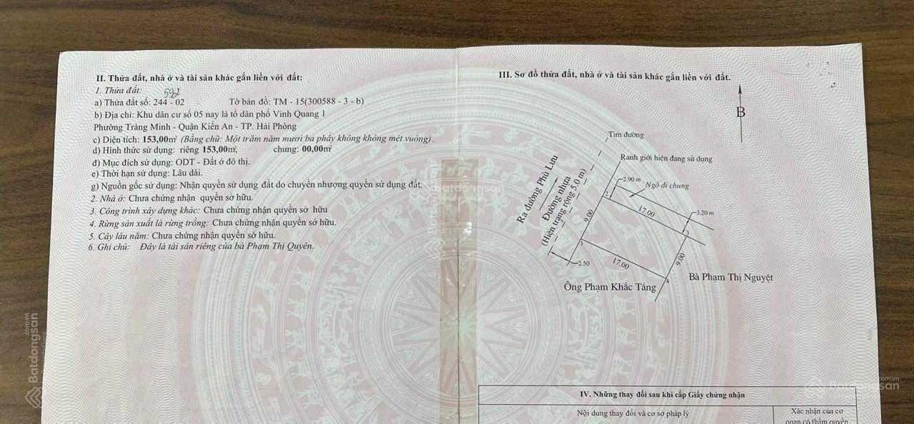 EM CÓ LÔ GÓC GẦN 600M2 ĐƯỜNG Ô TÔ TRÁNH NHAU CHO CÁC BÁC PHÂN LÔ VINH QUANG - TRÀNG MINH
