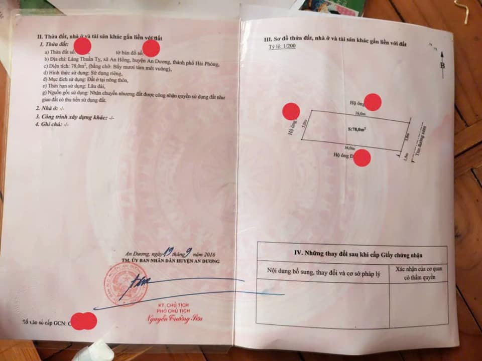MUA ĐẤT TẶNG NHÀ CÓ 1 CĂN NHÀ DÂN XÂY TẠI AN HỒNG AN DƯƠNG