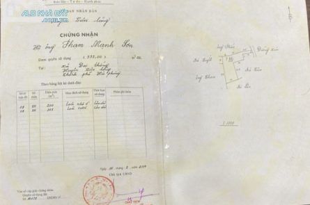 BÁN THỬA ĐẤT TẠI ĐẠI THẮNG - TIÊN LÃNG - HP