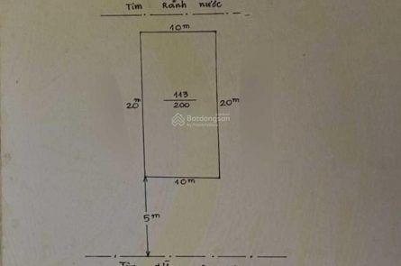 BÁN LÔ BIỆT THỰ 200M2 NGANG 10M RẺ NHẤT KHU PHÂN LÔ CHAPI CÁU TẮT AN ĐỒNG
