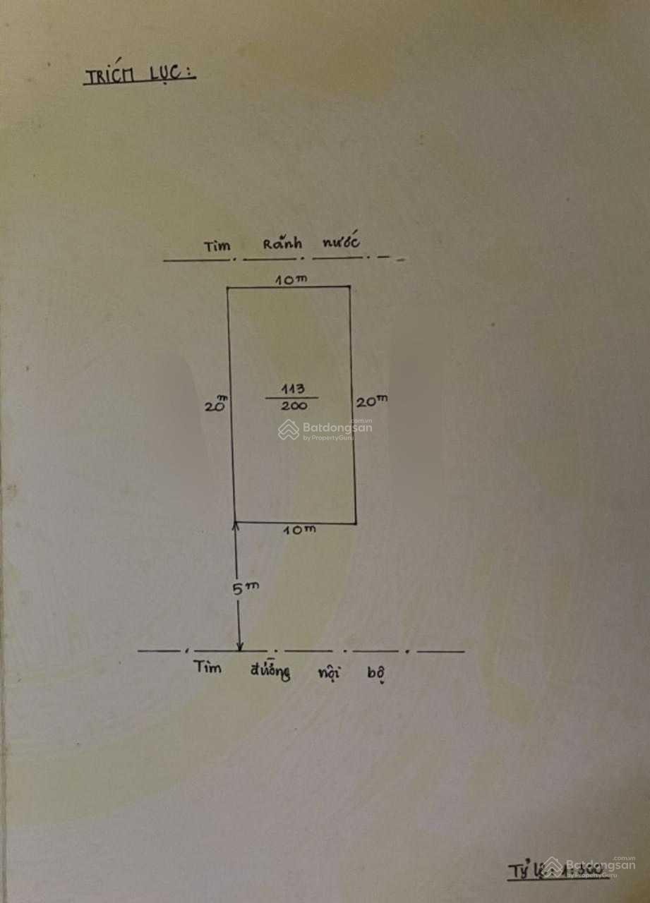 BÁN LÔ BIỆT THỰ 200M2 NGANG 10M RẺ NHẤT KHU PHÂN LÔ CHAPI CÁU TẮT AN ĐỒNG