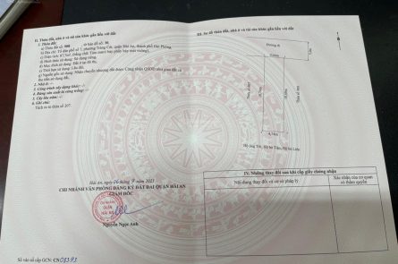 Bán 4 lô đất liền kề Tiềm năng cực tốt, phù hợp đầu tư.