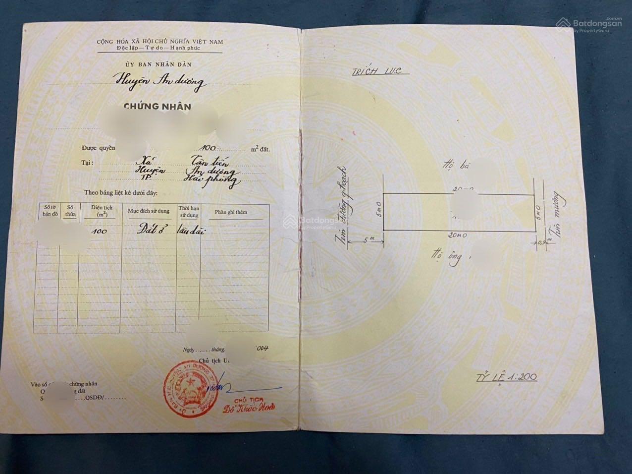 CẦN BÁN LÔ ĐẤT VÀNG CHUNG CƯ KINH GIAO, TÂN TIẾN, AN DƯƠNG