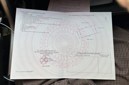 Bán lô đất đường trục thôn 4 Hòa Bình giáp Thủy Đường.